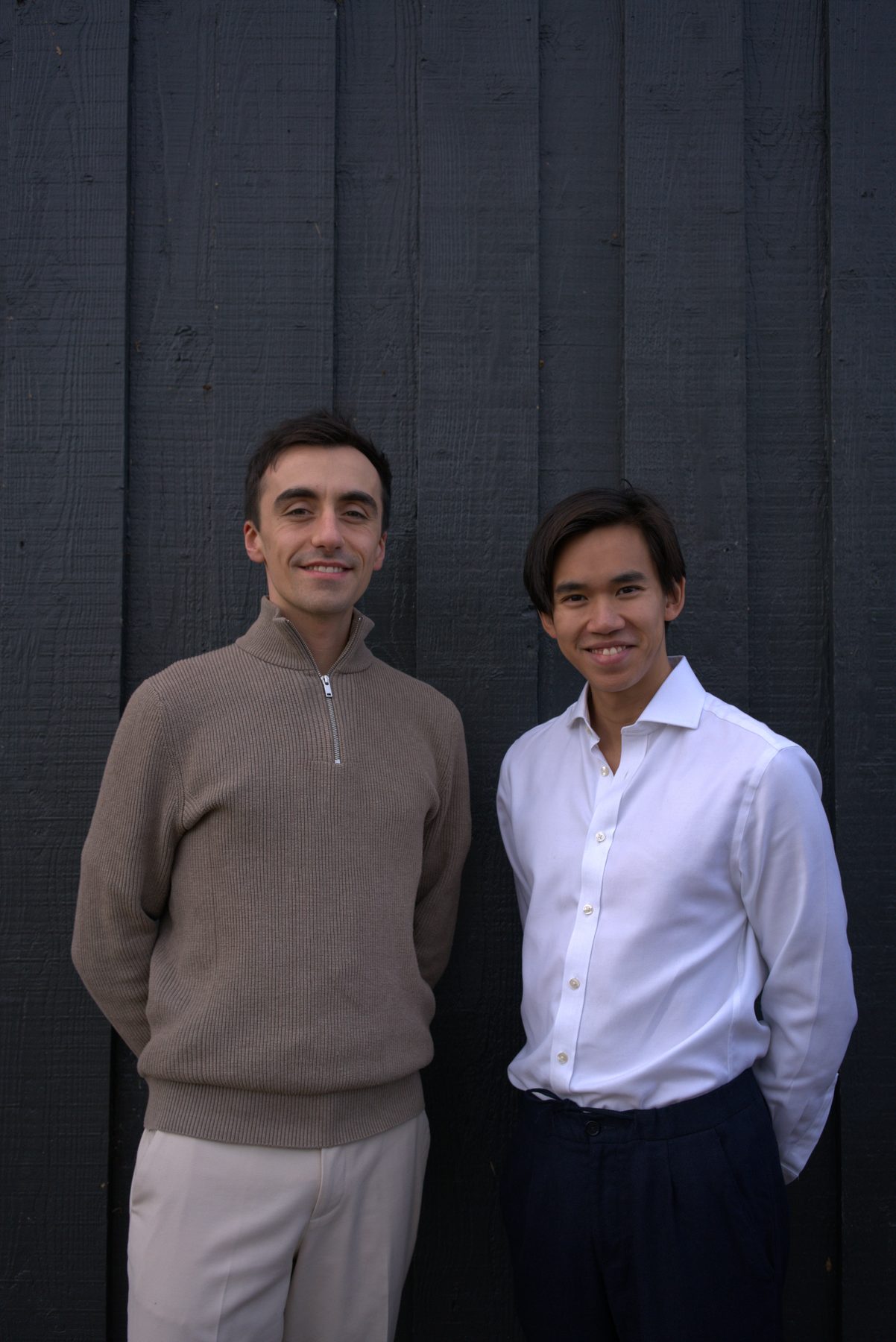 Julius Foo and Daniel Reynolds, founders of Accrevity